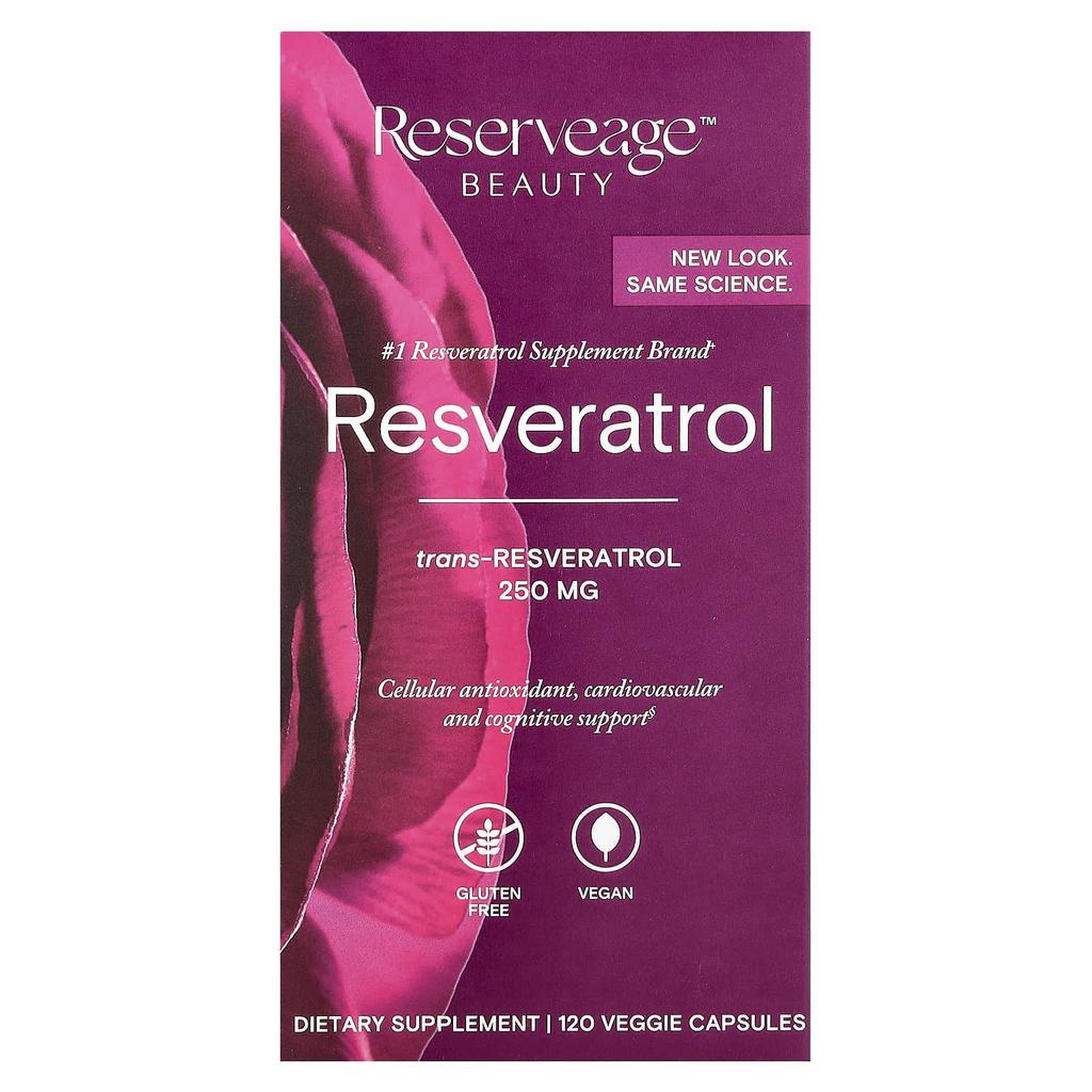 Resveratrol, 250Mg, 120 Veggie Capsules