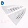 Rear Louver Shutter Spoiler C Column Triangle Wing Window Protect Cover Trim For Tesla Model 3 2018 -  Accessories Exterior