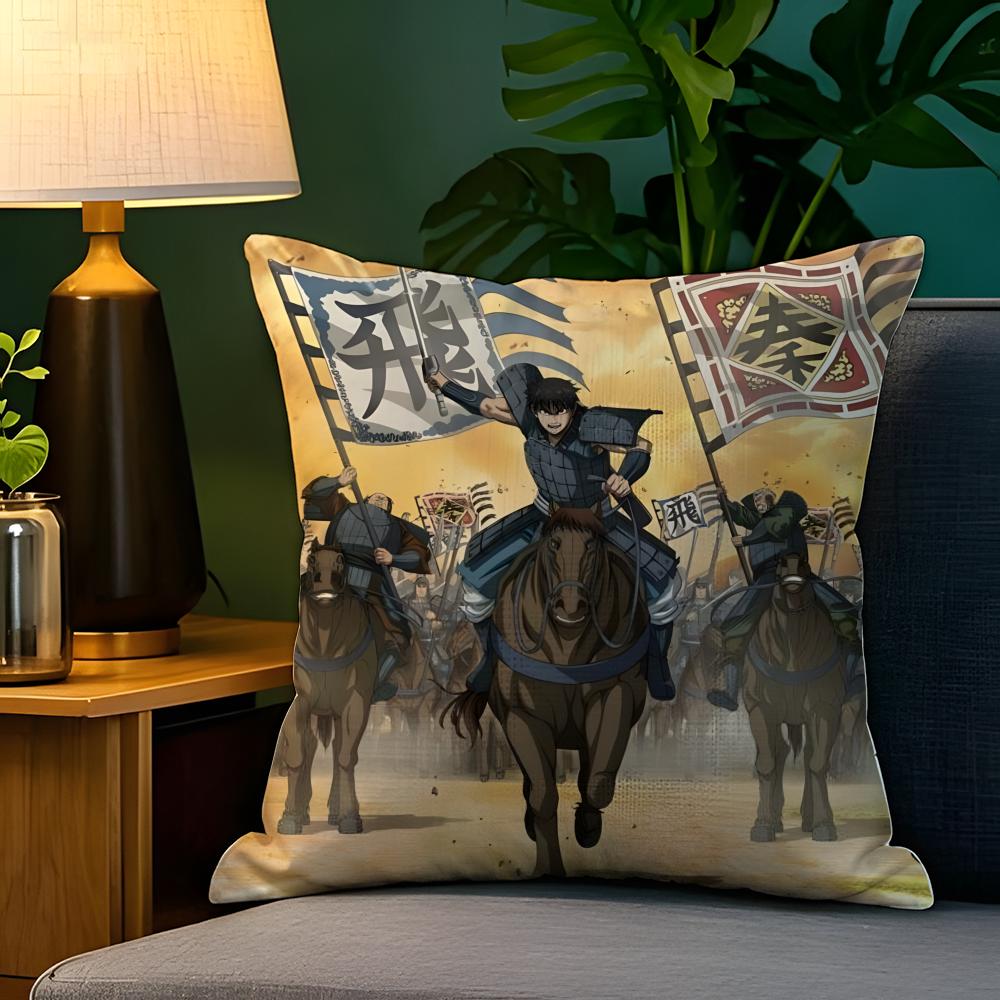 Comic Cartoon Kingdom KKingudamu Pillow Case Natural Linen Pillow Case DoubleSided Decor Sofa Pillowcase Home Decor