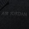 Jordan Air Simple Letter Мягкий удобный модный вязаный свитер для женщин, топы, черный FZ4196-010