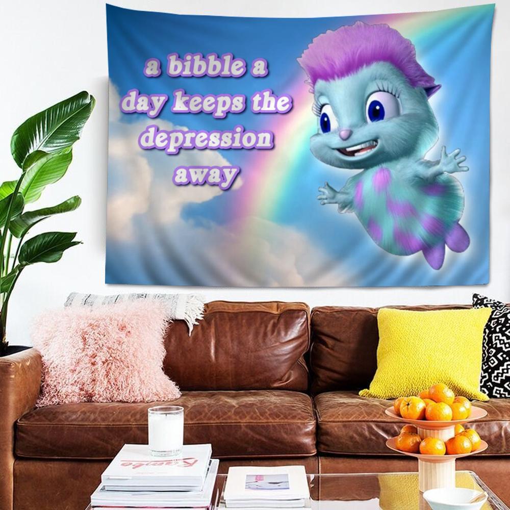 It Is Bibbles Binch Printed Large Wall Tapestry Indian Buddha Wall Decoration Witchcraft Bohemian Hippie Wall Art Decor