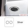 Stainless Steel Dashboard Air Conditioning Outlet Rings Decoration Cover Trim For Mercedes Benz C Class W204 2007-2014 Styling