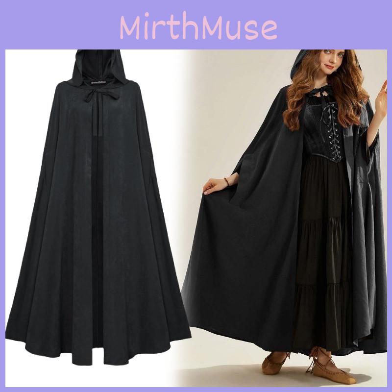 Long Medieval Hooded Cape For Adults In Gothic Style Perfect For Halloween Costumes
