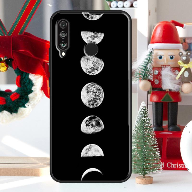 Черная Луна Звезды Космос Астронавт Для Huawei Nova 7i 8i 11i 12i 12s Y73 Y70 Y90 Y60 Y72 Y61 Y91 9 10 SE P30 Pro P40 Lite Чехол