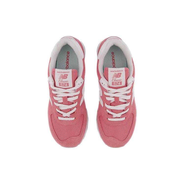 New Balance 574v2 Кроссовки женские цвета жевательной резинки Натурально-розовый Белый WL574FP2