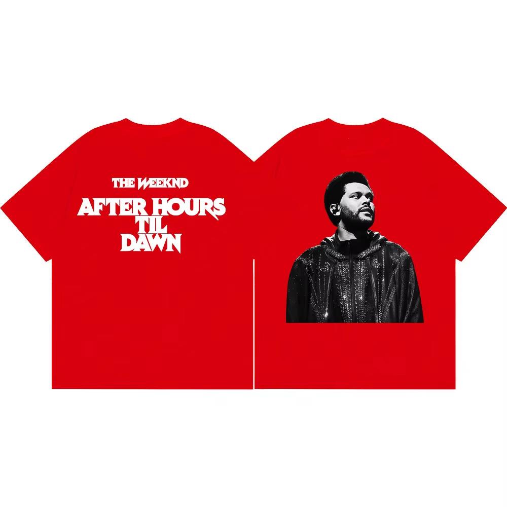 Hot Sale Rapper The Weeknd After Hours Til Dawn Tour 2026 T-shirts Men Women Fashion Vintage T-shirt Printed Short Sleeve Casual Outdoor Cotton Tee