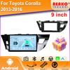 4G Carplay 2din Android автомобильный радиоприемник мультимедиа видеоплеер для Toyota Corolla 2013-2016 навигация GPS стерео головное устройство BT