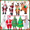 Christmas Inflatable Costume: Tree, Polar Bear, Moose, Snowman, Santa Claus for Stage Performance or Party.
