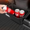 For Tesla Model Y 2021-2023 Rear Center Console Storage Box TPE Organizer Box with Cover Trash Can Under Seat Car Accessories