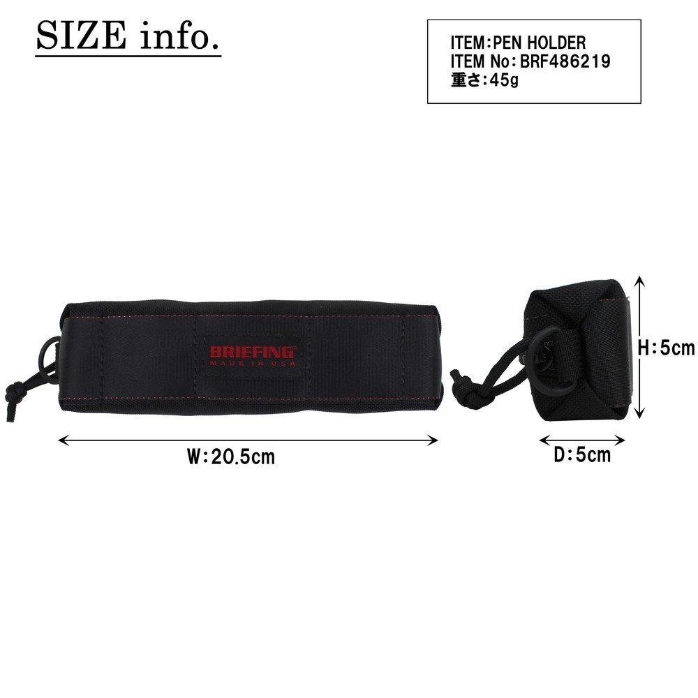 Briefing Pen Case, Pen Holder, Made in USA, BRF486219, Black