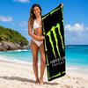 Monster Energy Быстросохнущее Микрофибровое Пляжное Полотенце Мягкое Впитывающее Устойчивое к Песку Полотенце Для Пляжа Бассейна Путешествий Лето