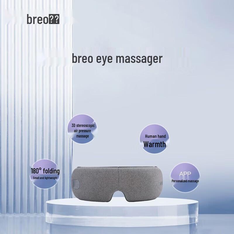 Breo Умный массажер для глаз ISeeM, китайская вилка (адаптер в комплекте)