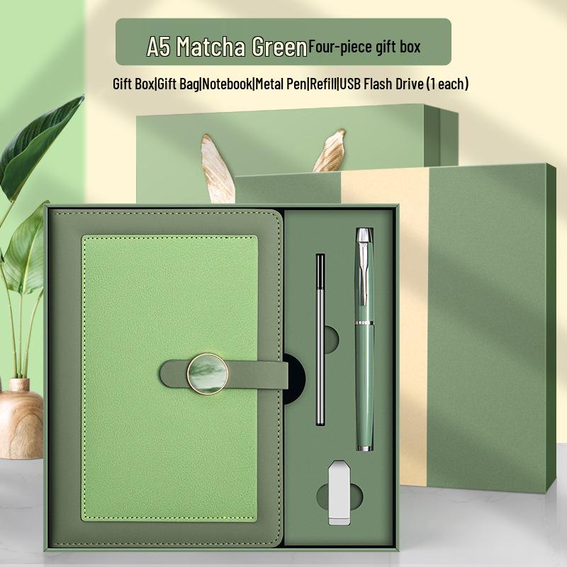 Индивидуальный высококачественный деловой ежедневник формата А5 и канцелярский подарочный набор с логотипом