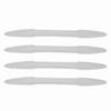 4PCS 39cm Bumper Guard Strip Collision Prevention Gray Front Rear Bumper Protector Stickers