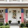 4th of July Patriotic Door Banners Outdoor Patriotic American Flag Hanging Porch Sign for Independence Day Memorial Day Decor