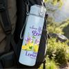 1PC Lemonade Summer Flower Quote Print 750ml Color Plastic Sports Water Bottle Leakproof Flip Straw Lid Suitable for Sports Office Home Use