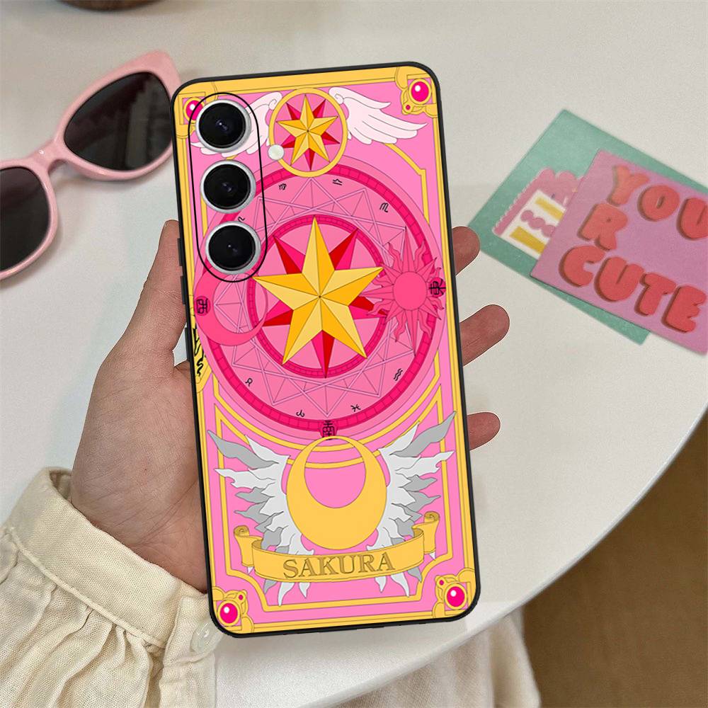 Чехол для телефона Anime C-CardcaptorS S-Sakura для Samsung S 24 Fe 25 Ultra Plus 20 Lite 21 30 22 23 24 22 Ultra 5G Fundas