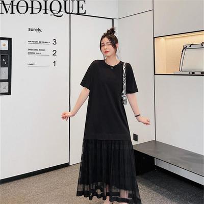 MODIQUE, летняя новая классическая рубашка больших размеров, женская свободная хлопково-льняная рубашка с рюшами, милое сетчатое платье, однотонные повседневные женские платья с круглым вырезом