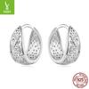 Retro Lace Ear Buckle Women, Simple And Elegant Temperament S925 Sterling Silver Earrings Earrings