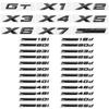 Car Emblem Sticker 3D ABS Glossy Black SDrive18i 20i 23i 25i 28i 30i 35i 40i 45i 50i 55i For BMW X1 X2 X3 X4 X5 X6 X7 GT