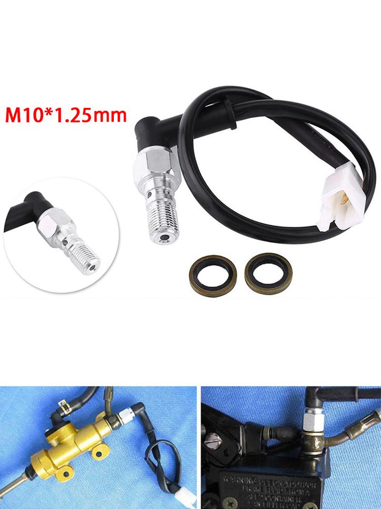 1 Set M10x1.25 Motorcycle Rear Hydraulic Brake Light Switch For KTM 125 250 300 400 450 525 SX XC EXC Banjo Bolt