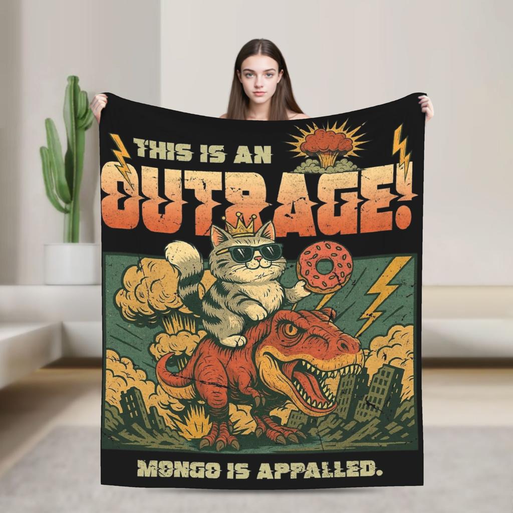 Dungeon Crawler Carl Blankets Fleece AutumnWinter Breathable Warm Throw Blanket for Sofa Car Quilt