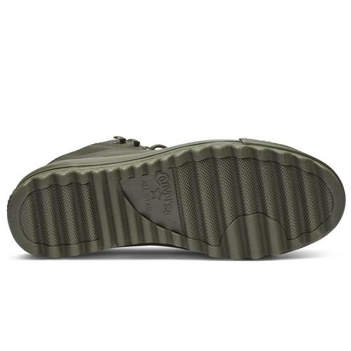 Converse Кеды Ctas Lift Ripple Hi Высокие Холщовые Женские Армейский Зеленый 562425c