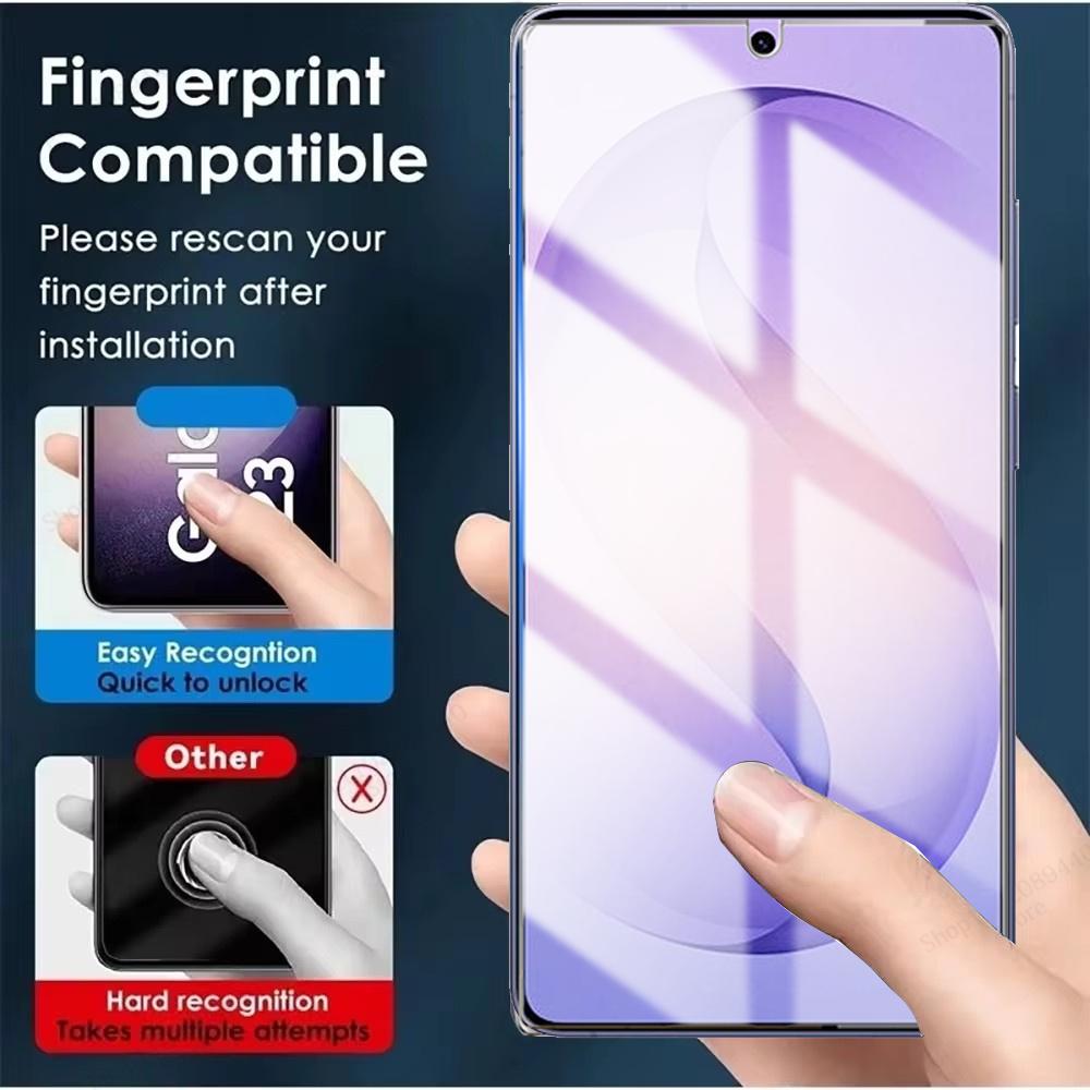 3-5 шт. 4K HD Закаленное стекло Для Samsung S26 Ultra S24 Plus S23 FE S22 S21 FE S25 Ultra Стекло Защитное стекло для экрана с разблокировкой по отпечатку пальца