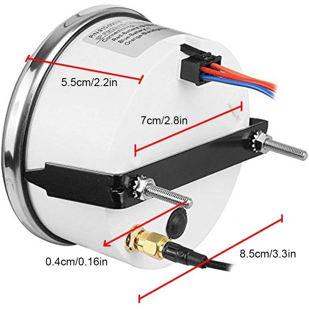 Автомобильный автофургон, лодка, 85 мм, 160 миль в час, GPS-спидометр, цифровой спидометр с одометром и спидометром
