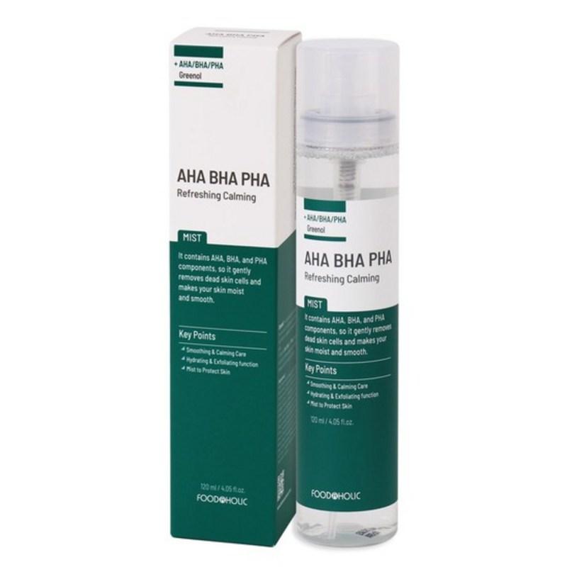 AHA BHA PHA Refreshing Calming Mist 120ml / Whitening, Anti-wrinkle, Hydrating Mist for Dehydrated Oily Skin