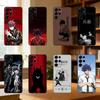 TOUGEN ANKI S-Shiki Ichinose Чехол для телефона Samsung S25,24,23,22,30,21,10,9,Ultra,Plus,Lite Мягкий черный чехол