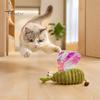 Забавные игрушки для кошек в форме комаров, шуршащая игрушка с кошачьей мятой, игрушка-грызун с плодами галла для охотничьего инстинкта, мягкая плюшевая игрушка-насекомое для домашних кошек и котят, для тренировок