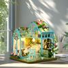 CRESYMME Dollhouse Miniature Kit Wooden 3D Puzzle DIY Handmade For Adults (Flower Dreamland)