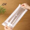 BPA Free Food Saver Bags Thick Double Seal Storage Bags, Reusable Long Sealed Clear Food-Grade Plastic Batch Cooking Organizers for Vegetables