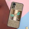 Цветочный Радужный Чехол с Стрекозой Для Xiaomi Redmi Note 13 Pro 14 12 11 9 10 9S 10S 11S 12S Redmi 10C 12C 13C 14C