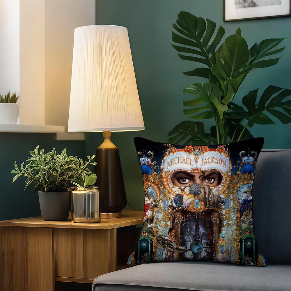 M-Майкл Джексон-ES Певец Наволочка для подушки Домашнее постельное белье Диван Гостиная Наволочка Простая Мягкая для кожи Наволочка Подарок на вечеринку