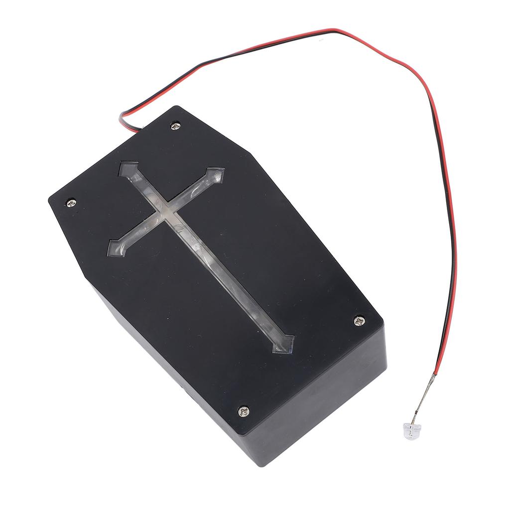 Светодиодный звуковой гроб с управлением, страшный звуковой динамик в форме доски для гроба, ужасный кричащий звуковой ящик