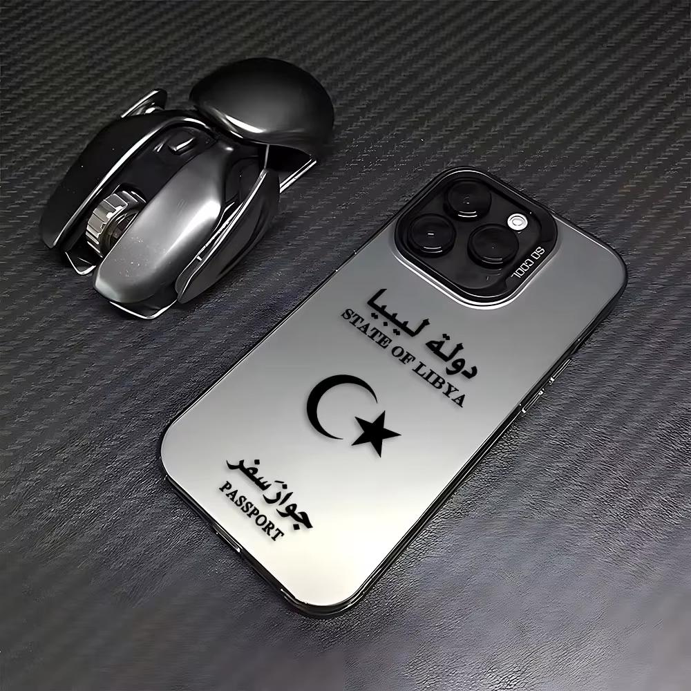 Чехол для телефона с узором паспорта Ливии для iPhone 17 Air 16e 16 Pro Max 15 14 Plus 13 12 Mini 11 Pro, противоударная силиконовая задняя крышка