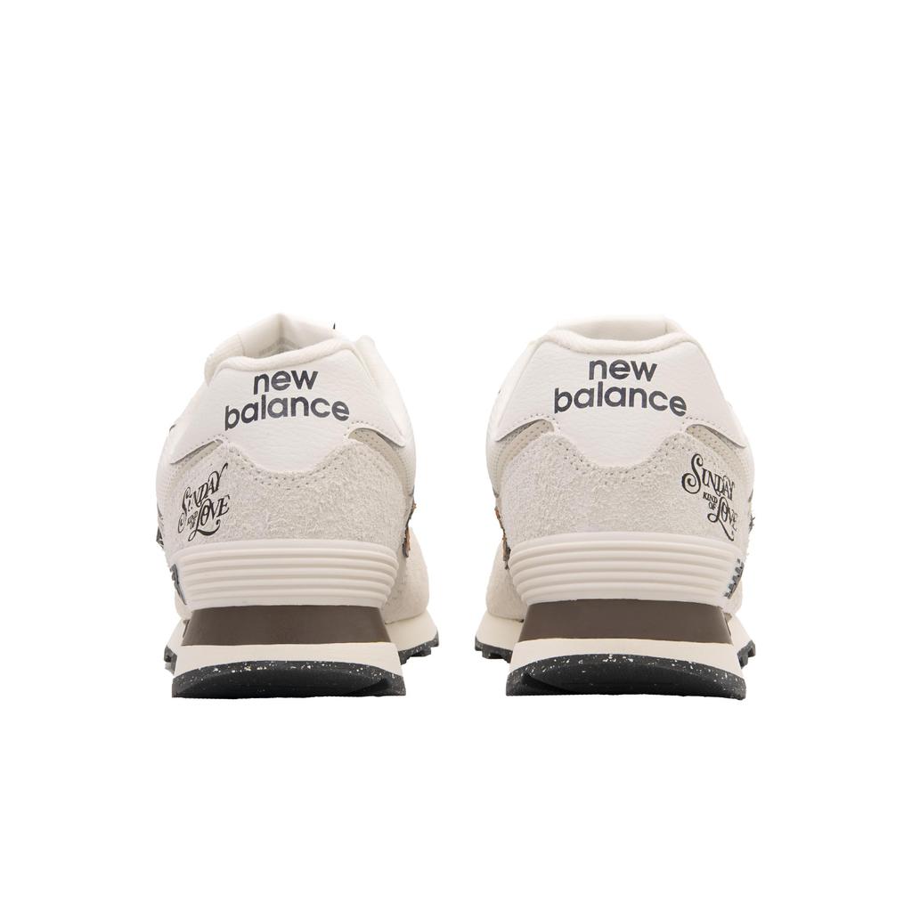 New Balance NB 574 Низкие Беговые Кроссовки Унисекс Бело-Коричневые U574LS2(Команда1622-)