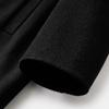Qiusyiren Elegant 100% Merino Wool Lapel Overcoat