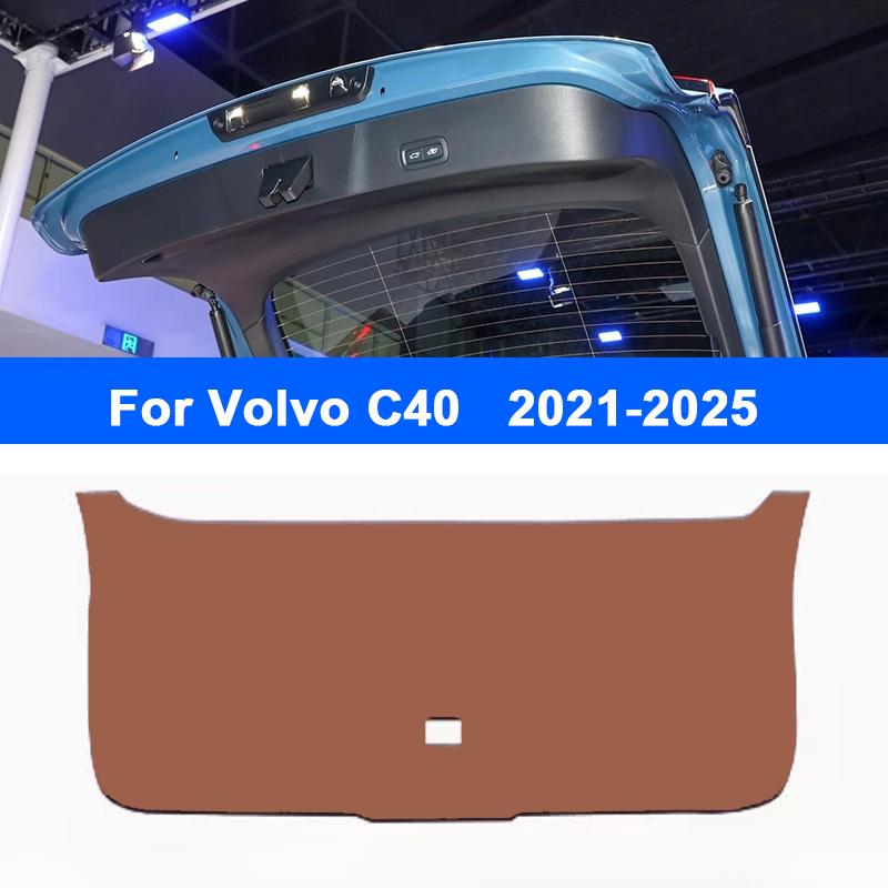 Для Volvo C40 XC40 XC60 XC90 Автомобильный Коврик Задней Двери Вкладыш Багажника Поддон для Груза Водонепроницаемый Защитная Накладка Заднего Бампера Противоскользящие Аксессуары