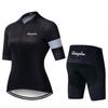 Womens Cycling Jersey Bib Shorts Set Road Bike Riding Quick-Dry Performance Wear