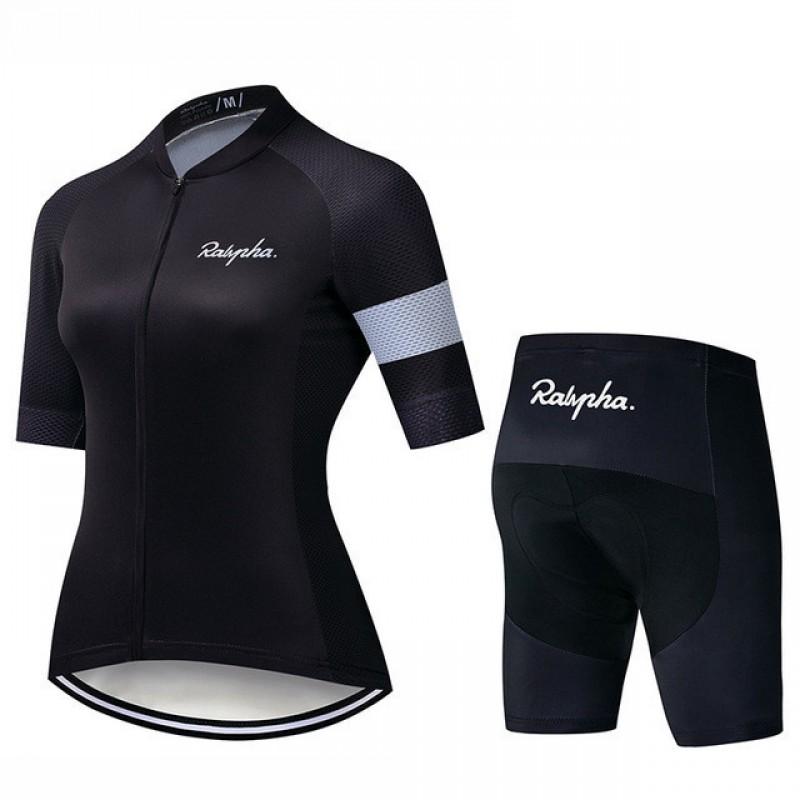 Womens Cycling Jersey Bib Shorts Set Quick-Dry Performance Wear Road Bike Riding