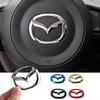 1pcs Car Steering Wheel Emblem Logo Auto Decorative Styling For Speed MS 3 5 6 Axela Atenza CX-3 CX-4 CX-5 CX-8 CX-7 MS MP