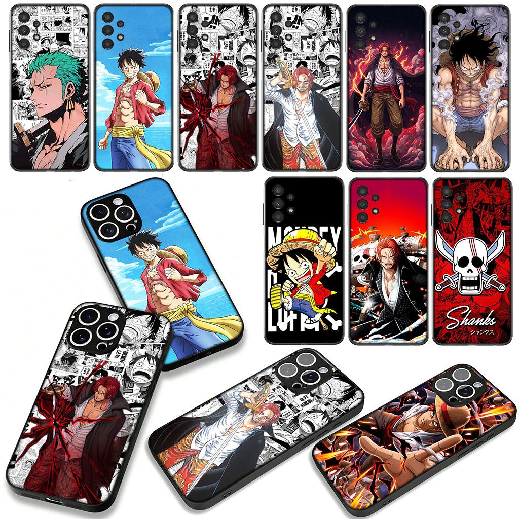Чехол для Apple iPhone 16 15 14 Plus 13 12 Mini 17 Pro Max + ProMax 16E Air Чехол для телефона Shanks Luffy One Roronoa Zoro Piece