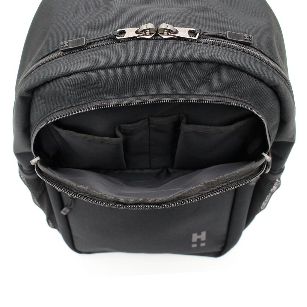 HAPITAS HPL5157 Круглый деловой рюкзак Черный H-Plus 46x31x16см 28л Полиэстер
