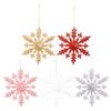 6PCS Glossy Powder Christmas Tree Pendant Lightweight Xmas Decoration  New Year Decor