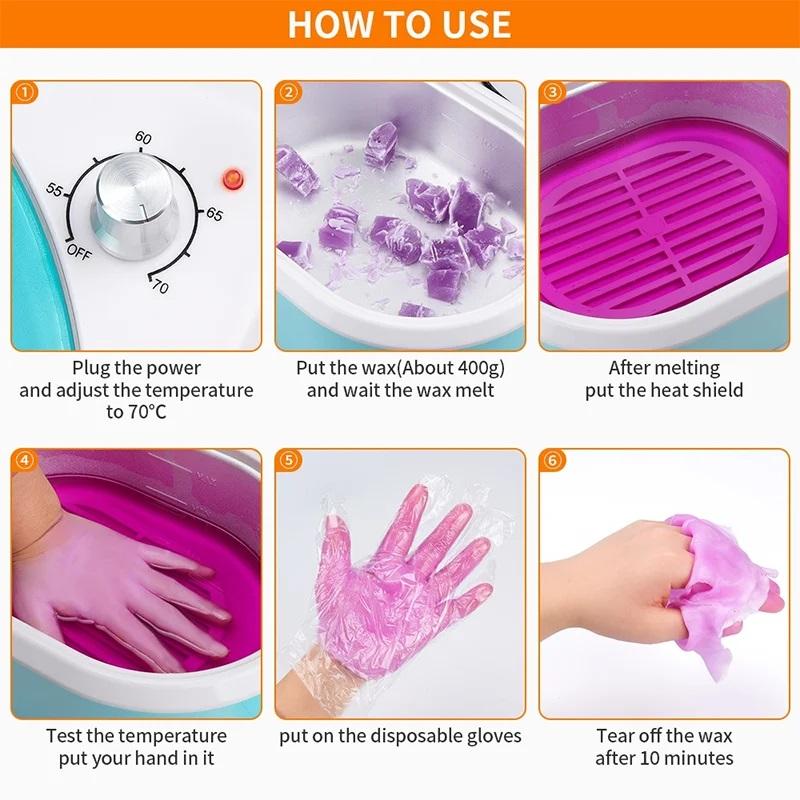 Электрический подогреватель горячего воска 3л, быстроплавкий нагреватель парафина для спа, разглаживает и смягчает сухую кожу, удаление волос