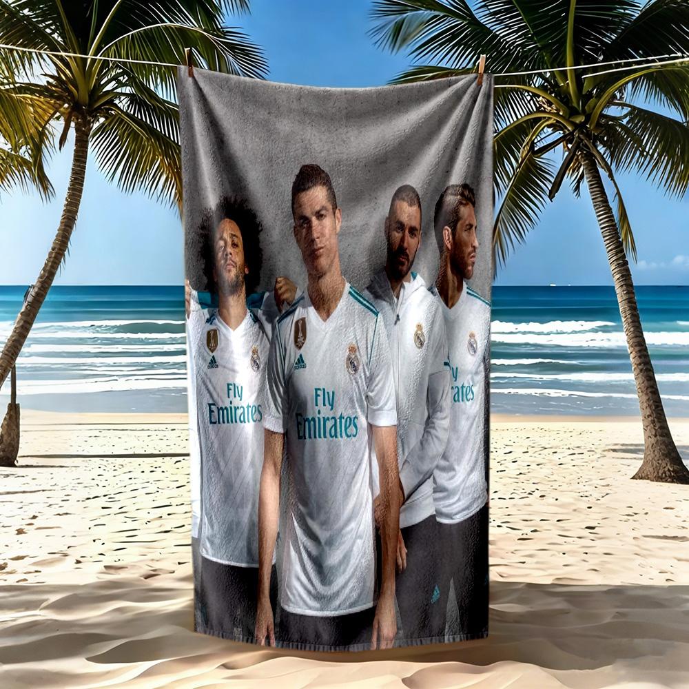 Cristiano Ronaldo Beach Towel High Absorbency Quickdry Comfortable Lightweight