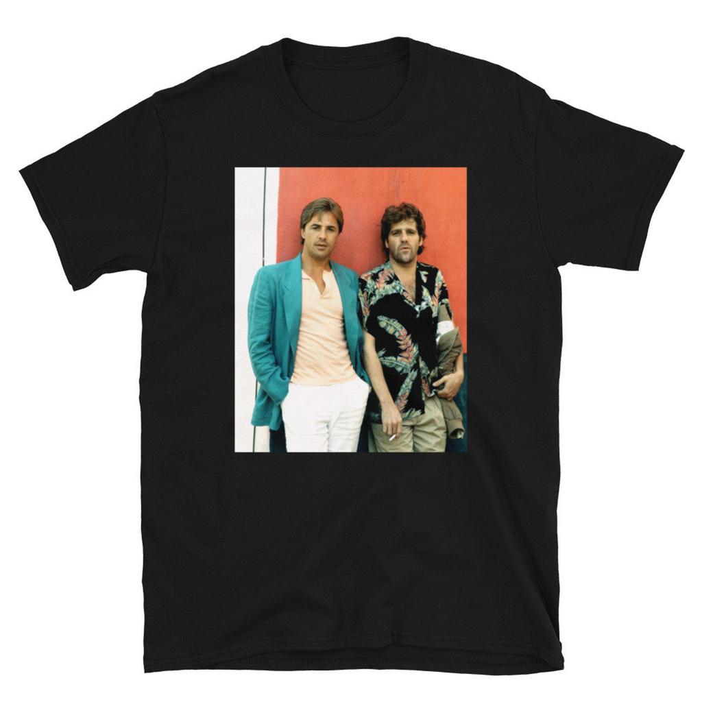 miami vice don johnson with guest star glenn frey from the eagles T-Shirt